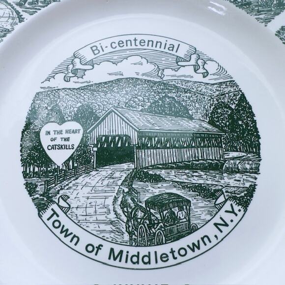 Kettlesprings Town of Middletown New York Bi Centennial 1763-1963 Green Collect - Picture 8 of 12